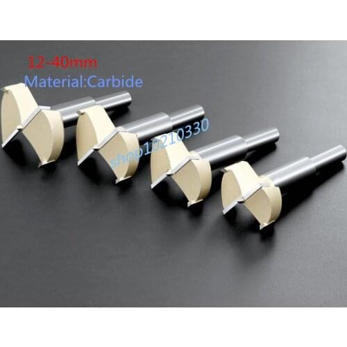 1pc wood drill bit self-centering hole saw blades woodworking machines Tools Set 12mm-40 mm Carbide Forstner reamer