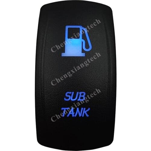 Sub Tank Car Boat Blue Led Lasor 5 Pin Rocker Toggle Switch On Off 12v 24v Marine Grade for Carling Arb Narva 4x4