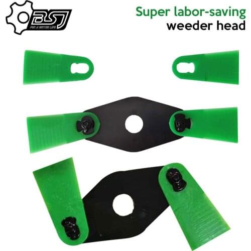 Super labor-saving weeder head wear-resistant mower blade brush cutter accessories saw-tooth trimmer weeding head