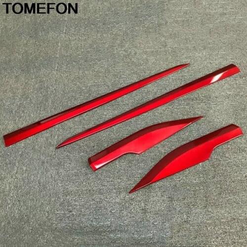 TOMEFON For Toyota C-HR CHR 2016 2017 2018 Car Door Body Side Cover Trim Frame Moulding Styling Exterior Accessories ABS