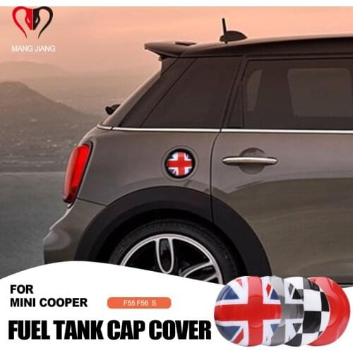 PC Hot Sale car-styling Production Fuel Tank Cap 3D Sticker For mini cooper F55 F56 accessories with four color 1PCS sticker