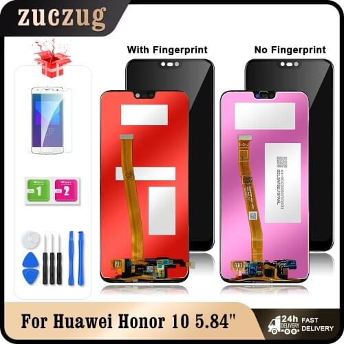 5.84" For Huawei Honor 10 LCD Display Touch Screen Digitizer Assembly For Honor 10 COL-L29 COL-AL10
