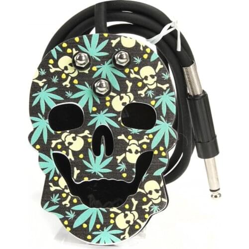 1pcs Skull Stainless Steel Tattoo Foot Pedal Switch Pedal Compact Tattoo Machine Accessory Anti Slip Foot Tattoos Pedal Tools