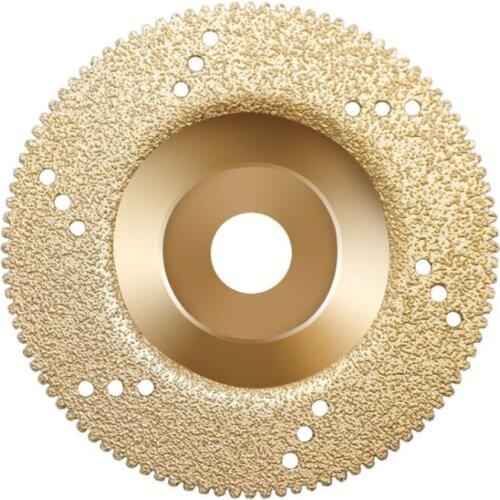 100mm 16mm hole vacuum brazed diamond for marble granite brick glassess and tiles cutting