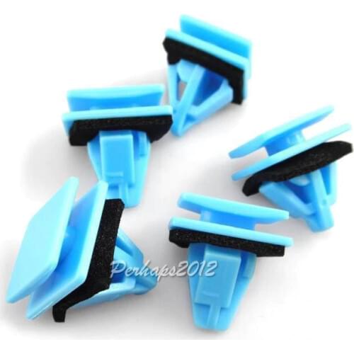 100x for A21321 87758-3L000 877583L000 Moulding Clips With Sealer Blue Retainer Fastener 09