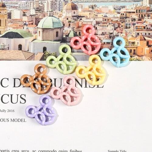 20Pcs Cartoon Cartoon CakeFlat back Resin Cabochon Scrapbooking Craft DIY Hair Bows Accessories Phone Case Decoration