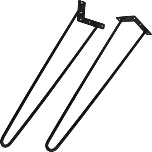 4Pcs U-shaped Metal Hairpin Table Desk Leg Bracket 4-10inch Solid Iron Furniture Support Leg Sofa Cabinet Chairs DIY Hardware