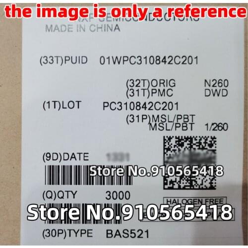 500/300/200PCS BAS521 SOD-523