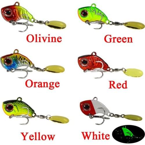 9g/13g/16g/22g VIB Spinner Fishing Lures With Sequins Sinking Bait Artificial Hard Fish Lures Wobblers Fishing Tackle