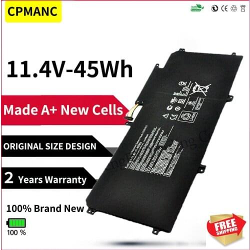 C31N1411 Laptop Battery For ASUS Zenbook U305 U305F U305FA U305CA UX305 UX305CA UX305F UX305FA 11.4V 45Wh