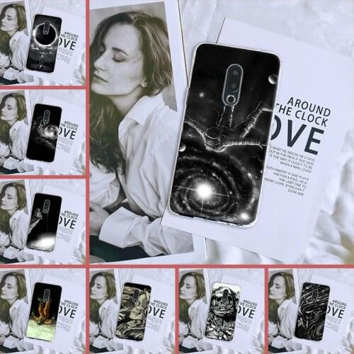 Space Skull Astronaut Cool Phone Case For Meizu U10 U20 Pro 6 7 Plus Soft Silicone Back Cover For Meizu 16th 16x 15 Lite 16 Plus