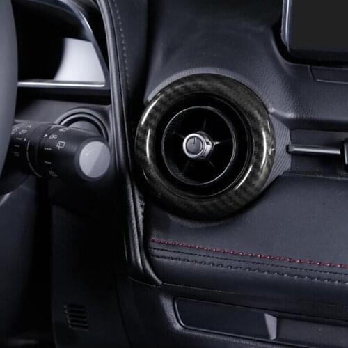 For Mazda CX3 2016 2017 2018 CX-3 Left Hand Drive and Right Hand Drive ABS chrome Air Conditioning Air Outlet Decoration Cover