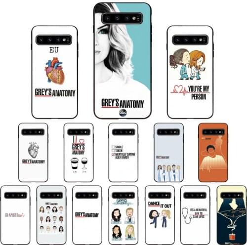 FHNBLJ American TV Gray Anatomy Phone Case for Samsung Galaxy S6 S6edge Plus S7 S7edge S8 S9 S10 Plus S20