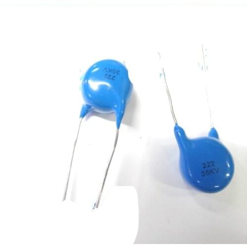 New 10PCS/LOT High-voltage ceramic capacitor 35KV 222 2200P