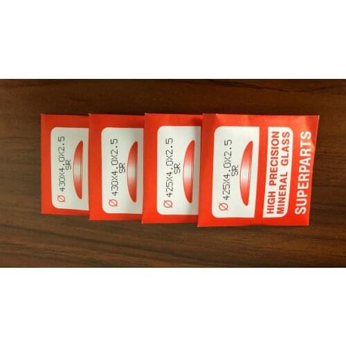 New Single 2.5mm Thick Dome Round Glass Kit Extra White Grade Mineral Glass for Watch Replacement