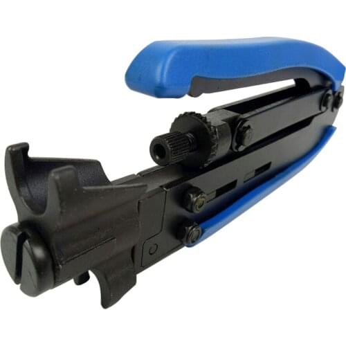 Coaxial Cable Crimper Compression Tool Wire Crimper Plier Crimping Tool For RG59 RG6 RG11 Cable F Coaxial Connectors Cable