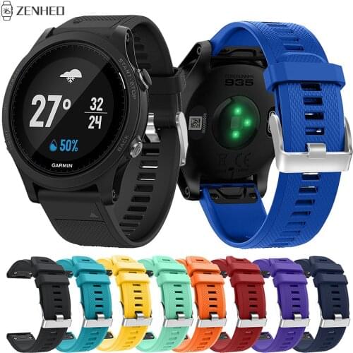 22mm Silicone Watchband Quick Release Strap For Garmin Forerunner 935 Band For Garmin Forerunner 945 Smart Watch Band