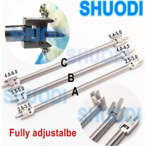 Dental Fully Adjustable Orthodontic Bracket Positioning Height Wick Gauge High Quality Dental Ortho Instrument Tool