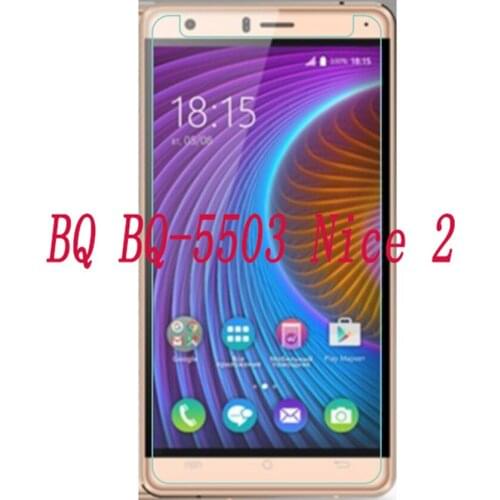 Smartphone Tempered Glass for BQ BQ-5503 Nice 2 5503 9H Explosion-proof Protective Film Screen Protector cover phone