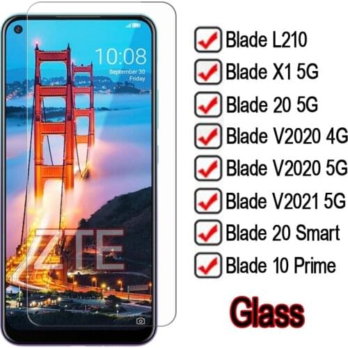 Glass For ZTE Blade L210 X1 20 10 V2020 V2021 5G Smart Prime Case Screen Protective Film Cover For ZTE 20 X1 V2021 V2020 Glass