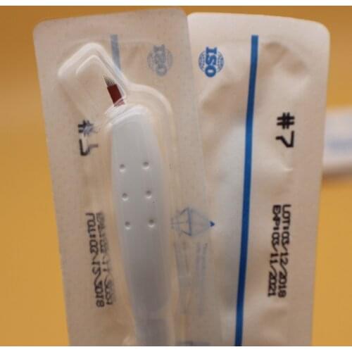 10 Pcs Disposable Microblading Tattoo Pens Manual Eyebrow Blade Tool with Expiry date microblading eyebrow pen