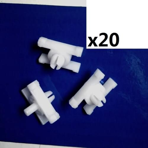 20 Pieces Door Side Impact / Rocker Moulding Clip for BMW E10 E12 E21 E30 51-13-1-829-904 / 51131829904