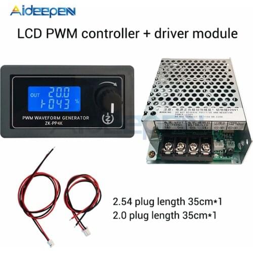 PP3K PP4K DC 3.3-30V Digital RPM Adjustable PWM Pulse Generator Lighting LED Motor Speed Controller with Motor Driver Module