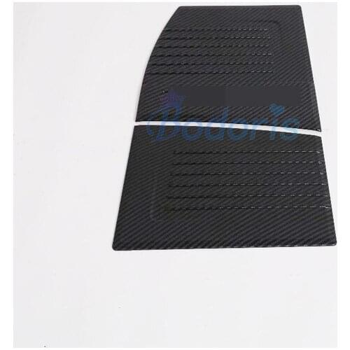 Carbon Fiber Color Fuel Tank Cover Gas Box Cap Panel Car Styling For Toyota Hiace Sixth Generation H300 2019 Accessories