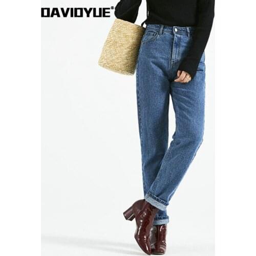 Женские джинсы бойфренды Davidyue China At AliExpress