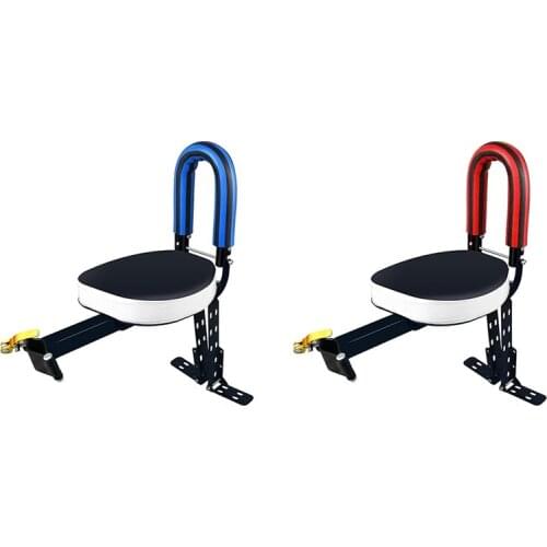 Child Bike Seat, Portable Foldable Front Mount Kids Seat,for Children 2-6 Years, Detachable Child Bicycle Seat