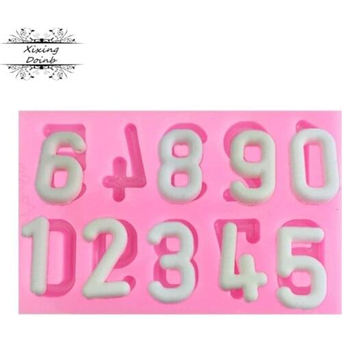 DIY digital silica gel soft candy mold candy craft cake decoration tool clay candy chocolate silica gel mold