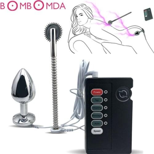 Electric Anal Plug Vibrators G spot Stimulate Masturbator For Men Prostate Massager Adults Sex Toys For Men Woman Butt Plug Toys