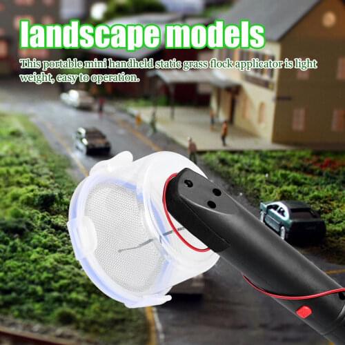 Building Modeling Tool Electrostatic Grass Planter Electrostatic Flocking Machine Artware Tool