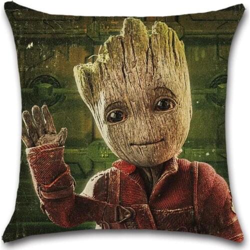 Cute Tree Baby Cartoon Print Cushion Cover Decoration Home Throw Sofa Chair Car Friend Office Seat Gift pillowcase