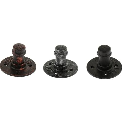 Retro Wall Hook Rack Single Coat Hanger Heavy Duty Robe Hooks with Mounting Screws