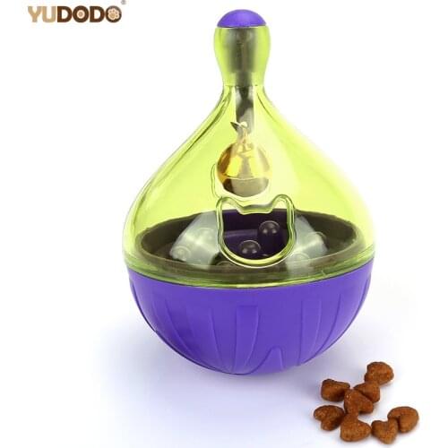 New S/L Funny Cat Toy Improving IQ Pet Tumbler Leakage Feeder Training Playing Pet Food Dispenser For Cat Dog Toy