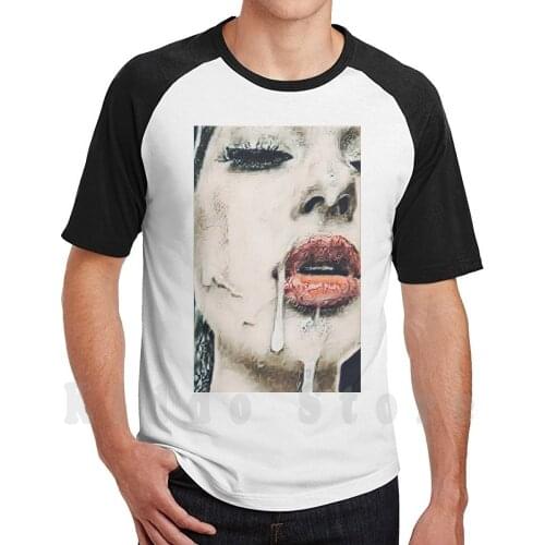 Consequence T Shirt Print For Men Cotton New Cool Tee Erotic Ofselina Abstract Sexy Nsfw Oral Cumshot