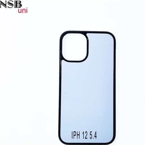 NSB uni For IPH 12 Mini 5.4 Blank 2D Sublimation TPU Cell Phone Cases DIY Printing Rubber Back Protective Cover
