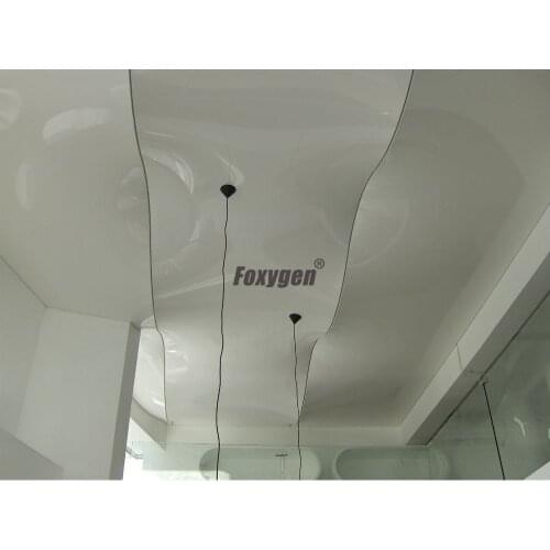 2.35 to 3.2 meters width interior acoustic ceiling tiles designs printed PVC ceiling film