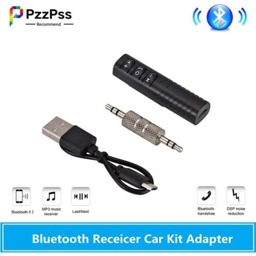 YIGETOHDE Wireless Handsfree AUX Stereo Music Audio Receiver Adapter Mini 3.5mm Jack Bluetooth Car Kit for Speakers Headphone