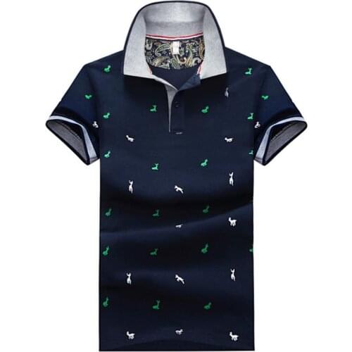 2021 Men Summer Polo Shirt Short Sleeve Slim Fashion Streetwear Tops Men Shirts Sports Casual Golf Shirts