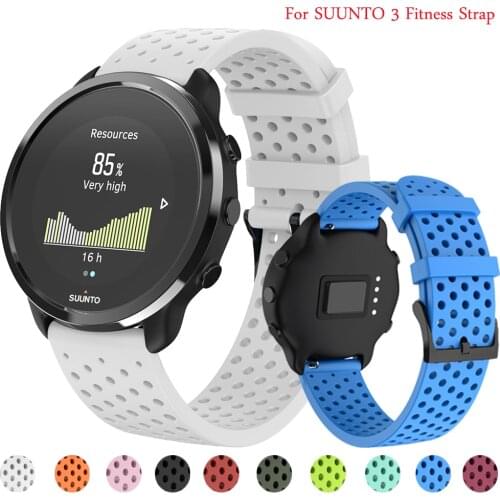 Silicone Bracelet For SUUNTO 3 Wrist Strap For Polar Ignite/Ticwatch E/Haylou LS02/Xiaomi Mijia Quartz Watch Smart Watch Band