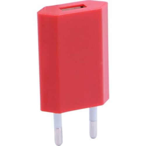 1A Universal USB Power Ports Wall Adapter USB Wall Charger Fast Charger Adapter with EU Plug