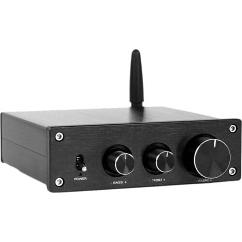 Class D Subwoofer Amplifie 2X50W+1X100W with Bluetooth 5.0 HIFI Digital Stereo for Home Theater Audio