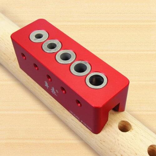 High quality Woodworker Carpentry Hole Locator 90 Degree Drill Straight Angle Guide For Bit 6mm 7mm 8mm 9mm 10mm Doweling Jig