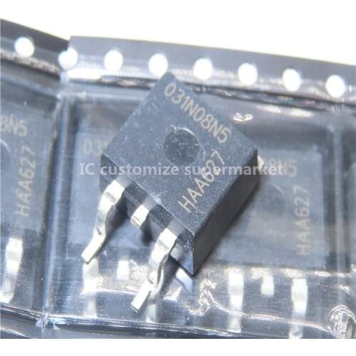 10PCS/LOT 031N08N5 IPB031N08N5 TO-263 80V 120A SMD Triode