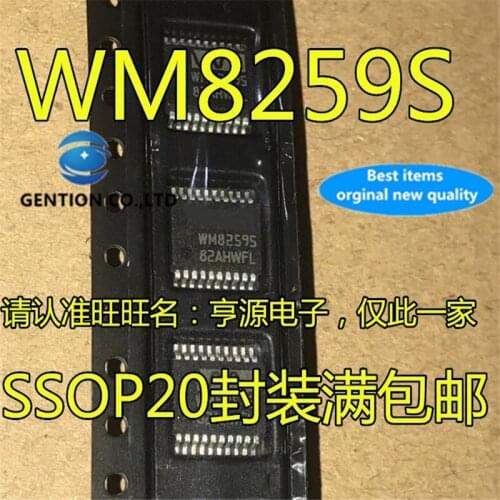 10Pcs WM8259 WM8259S WM8259SCDS/RV SSOP20 in stock 100% new and original