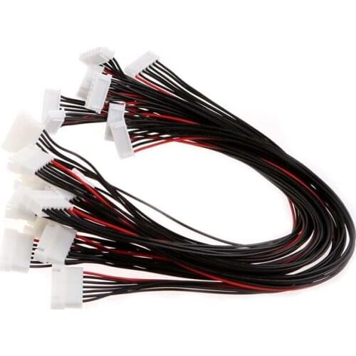 2018 Hot Sell 10Pcs JST-XH Plug 6S Lipo Balance Wire Extension Lead 30cm For RC Car Boat Plane Accessories Baby Kids Toy Parts