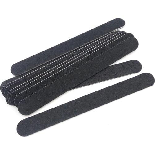 5/10pcs Nailfile Professional Nail Buffer Sanding Files Sandpaper Buffing Round Head Thin Straight Lime Angle