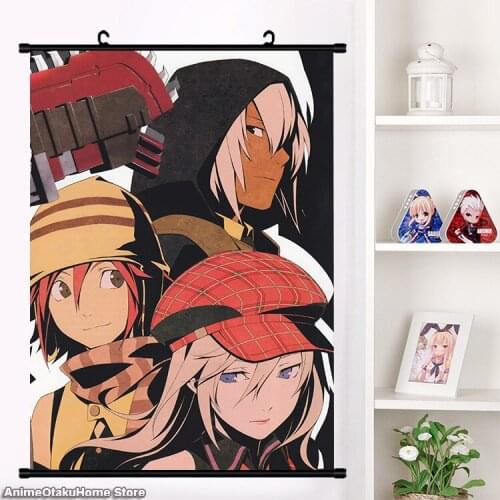 Anime GOD EATER 2 Soma Schicksal CIEL ALENCON Wall Scroll Poster Cartoon Wall Hanging Poster Home Decor Collection Drop shipping
